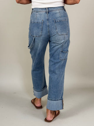 [TRIBAL] Audrey Carpenter Jeans with Scarf