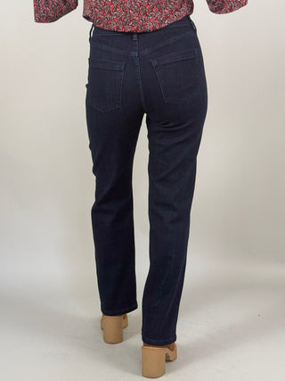 [Liverpool] Kennedy Straight Side Stitch Jeans, 30" Inseam