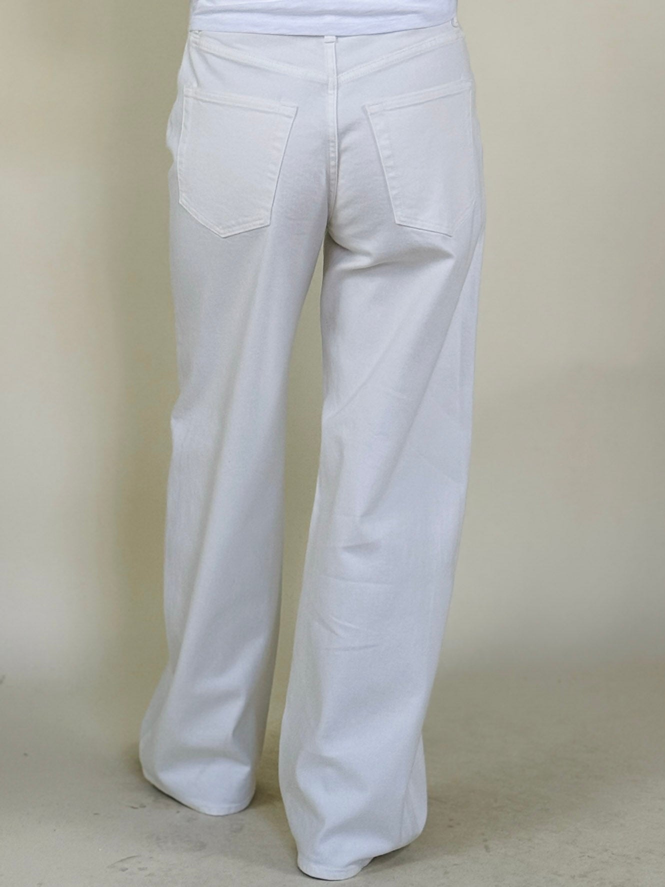 [Z Supply] Remi High Rise Bowed Wide Leg Jeans