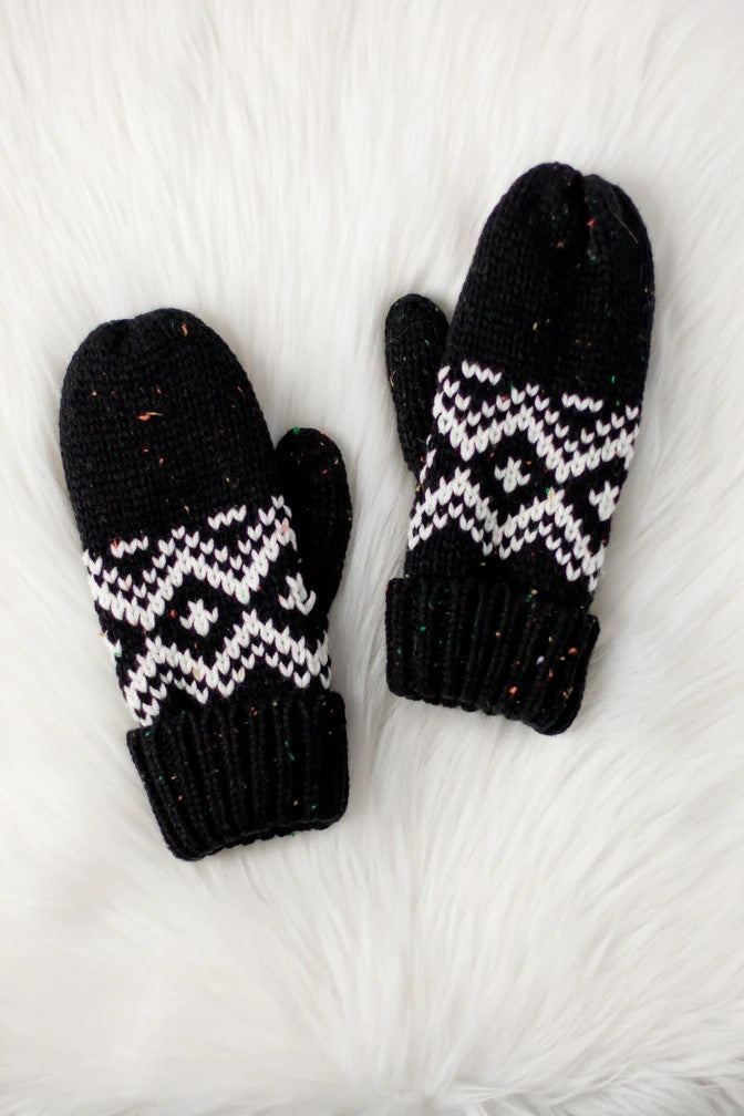 Britanny Patterned Mittens