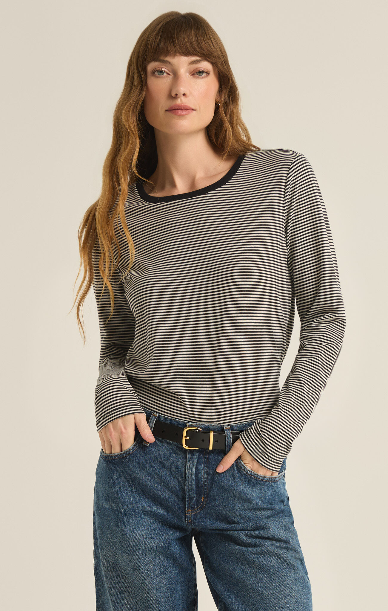 [Z Supply] Sailor LS Stripe Top