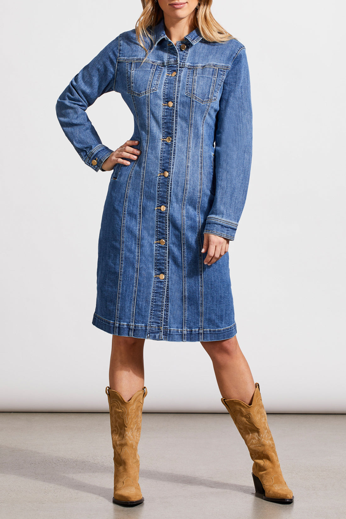 [TRIBAL] Lacy Denim Dress Jacket