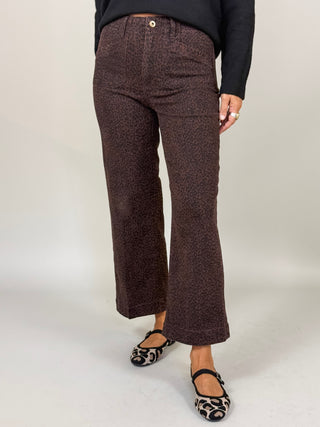 Tish Printed Twill Pants