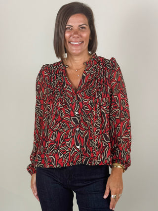[Liverpool] Paula Pintuck Detail Blouse