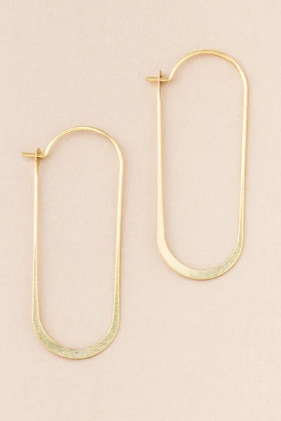 Refined Earring Collection - Cosmic Oval/Gold Vermeil