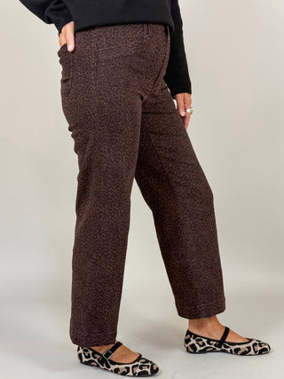 Tish Printed Twill Pants