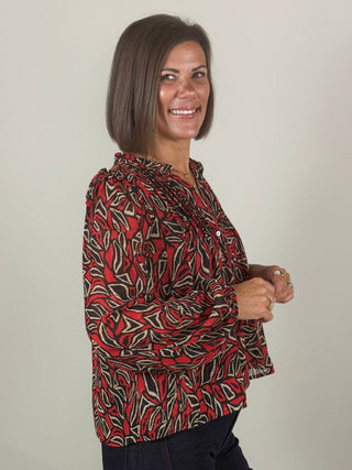 [Liverpool] Paula Pintuck Detail Blouse