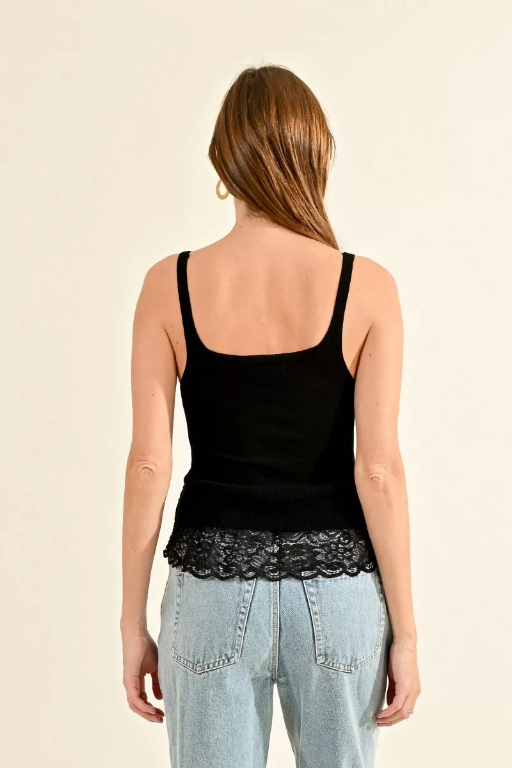 Riley Lace Layer Tank