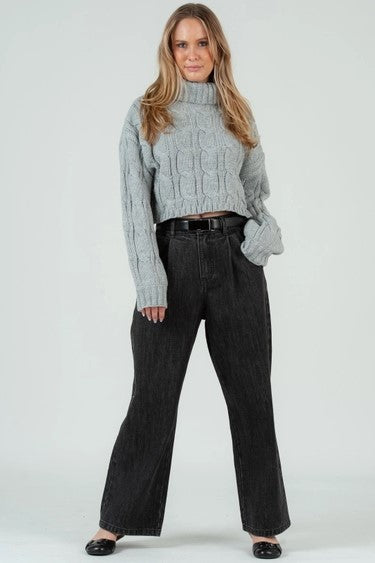 Emilie Oversized Turtleneck Sweater