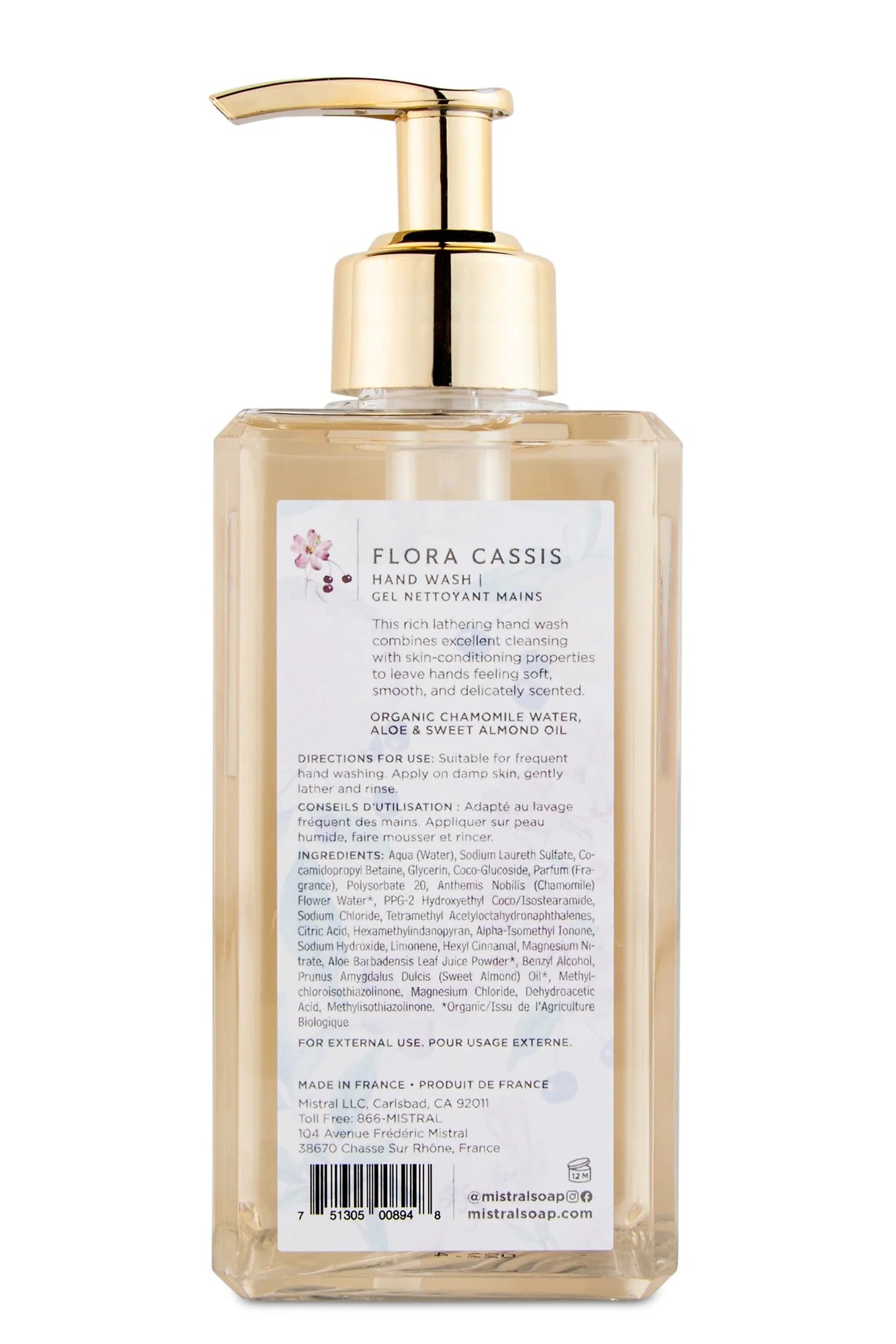 Luxe Hand Wash 12.5 fl oz - Flora Cassis
