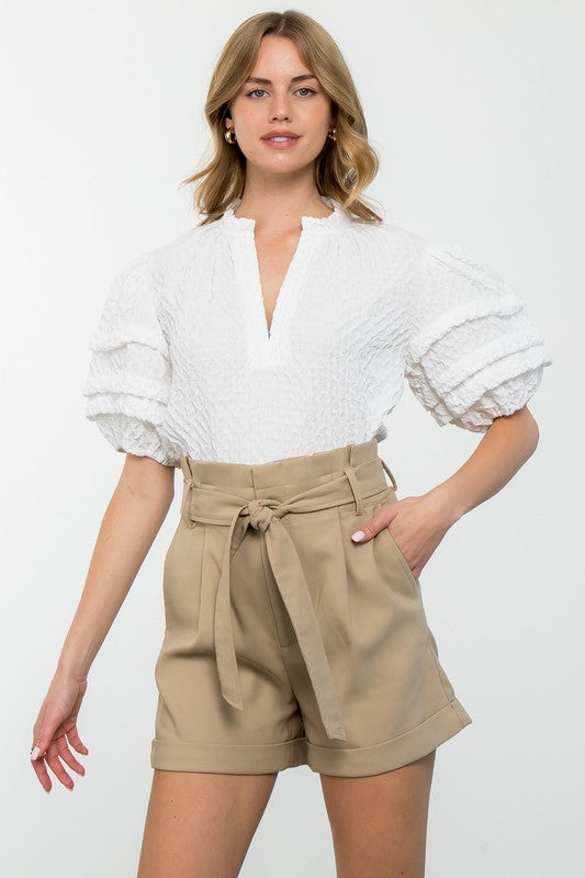 Mallory Textured Top