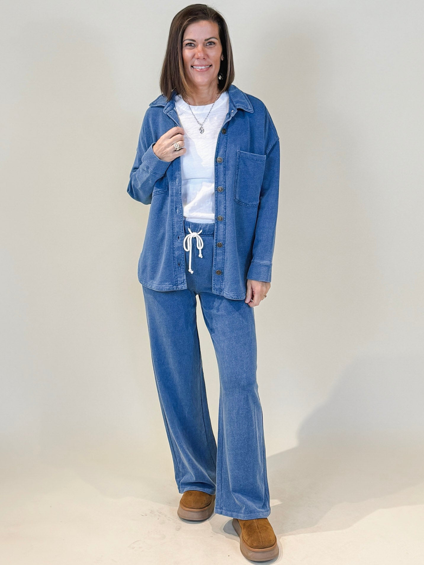 [Z Supply] All Day Knit Denim Jacket