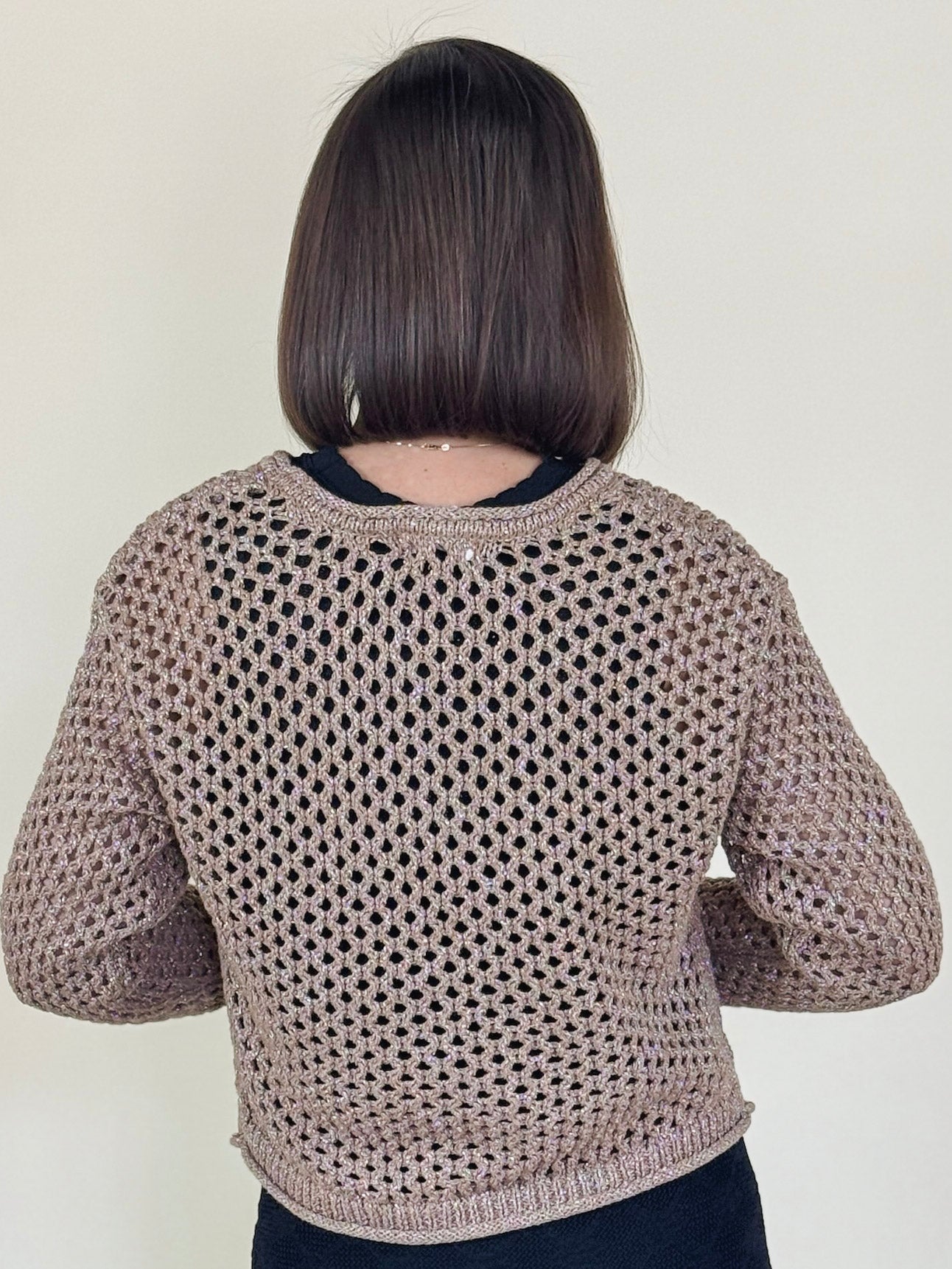[Z Supply] Cala Shimmer Crochet Sweater