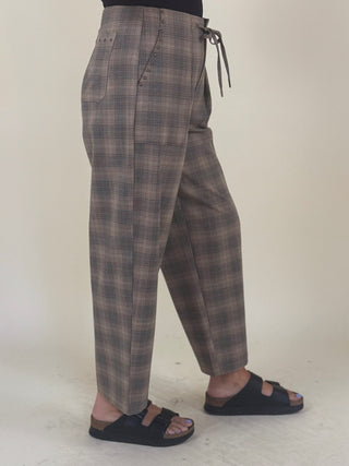 [Liverpool] Hilda High Rise Drawstring Crop Trousers, 27" Inseam