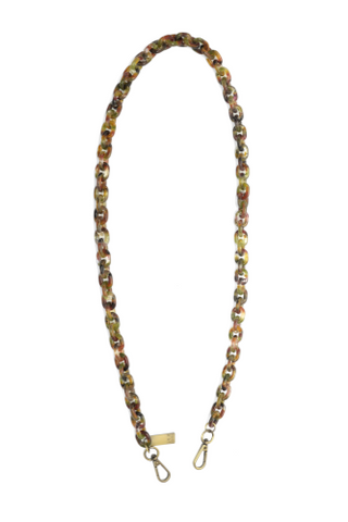42" Autumnal Lucite Cable Chain Strap