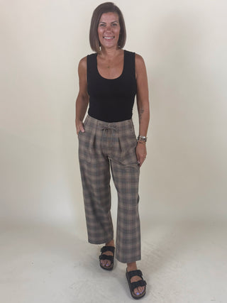 [Liverpool] Hilda High Rise Drawstring Crop Trousers, 27" Inseam