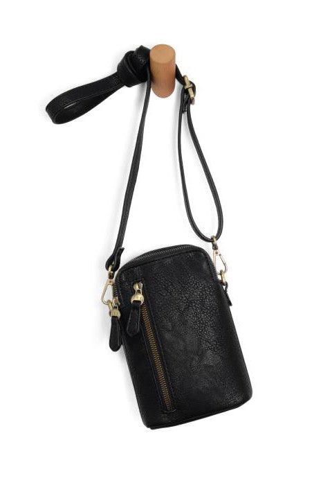 Jolene Crossbody Phone Bag - Black