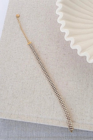 Giselle Layered Tennis Bracelet - Gold