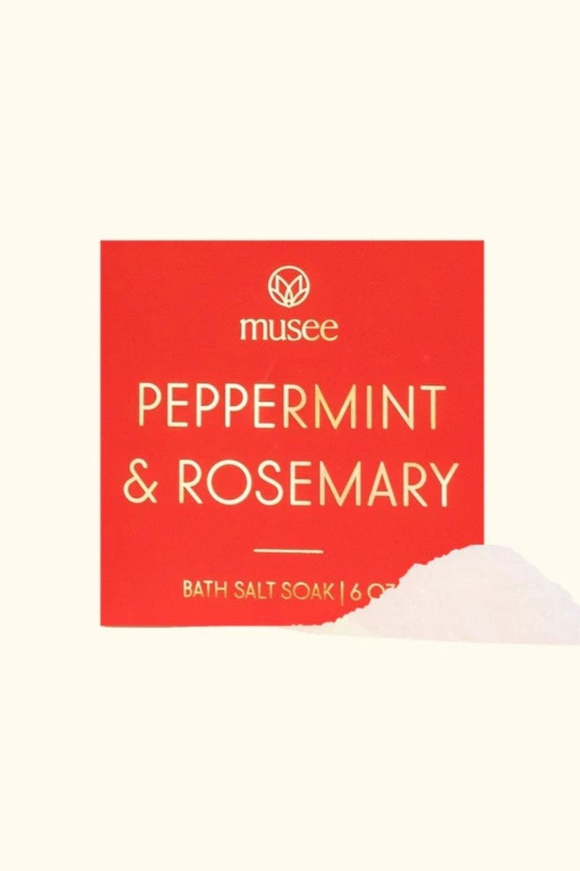 Peppermint & Rosemary Mini Bath Salt Soak