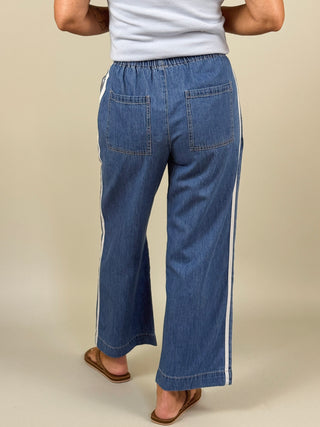 [Z Supply] The Sidelines Denim Track Pants