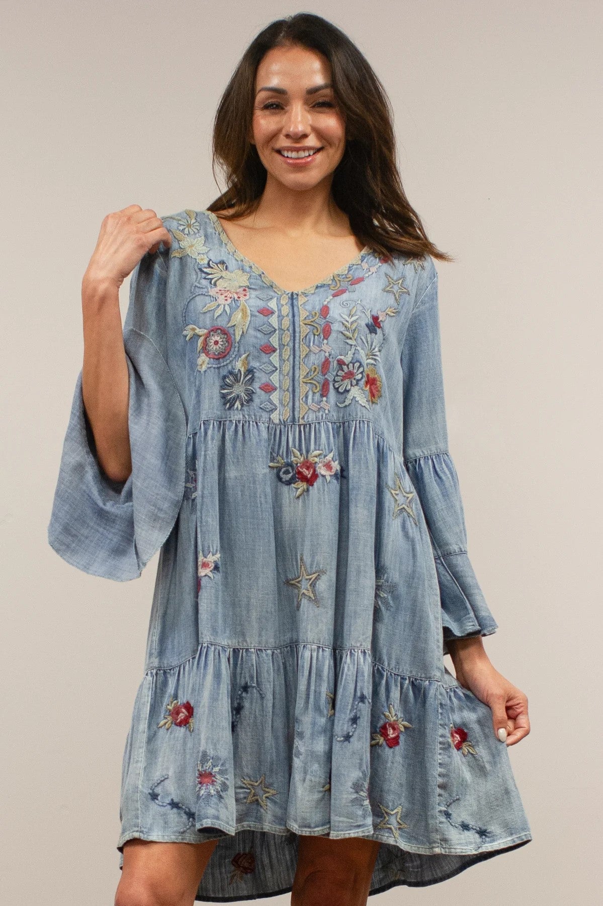 Hilda Embroidered Dress