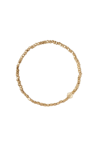 Mini Metal Stacking Bracelet - Gold