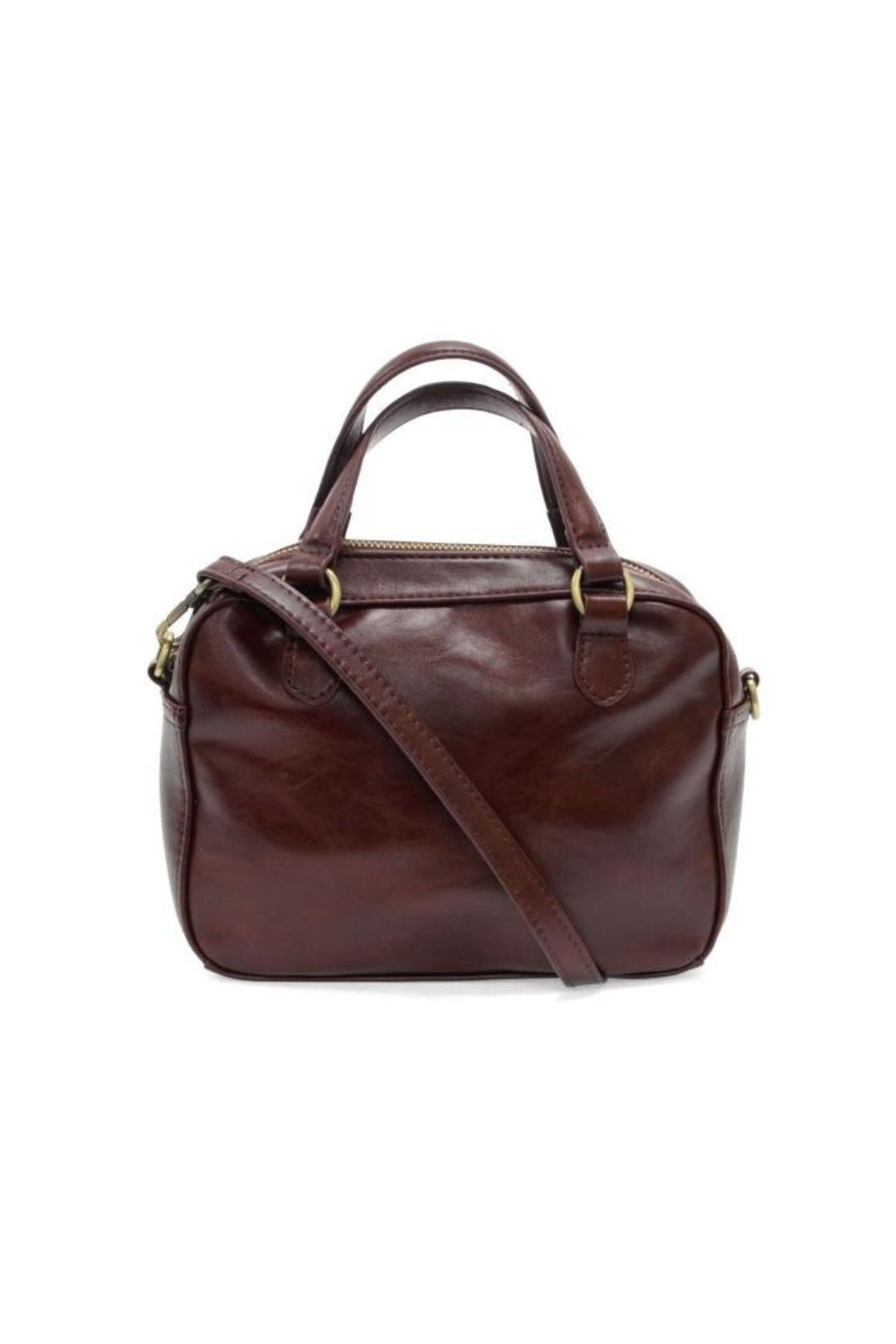 Regina Mini Satchel Crossbody - Maroon