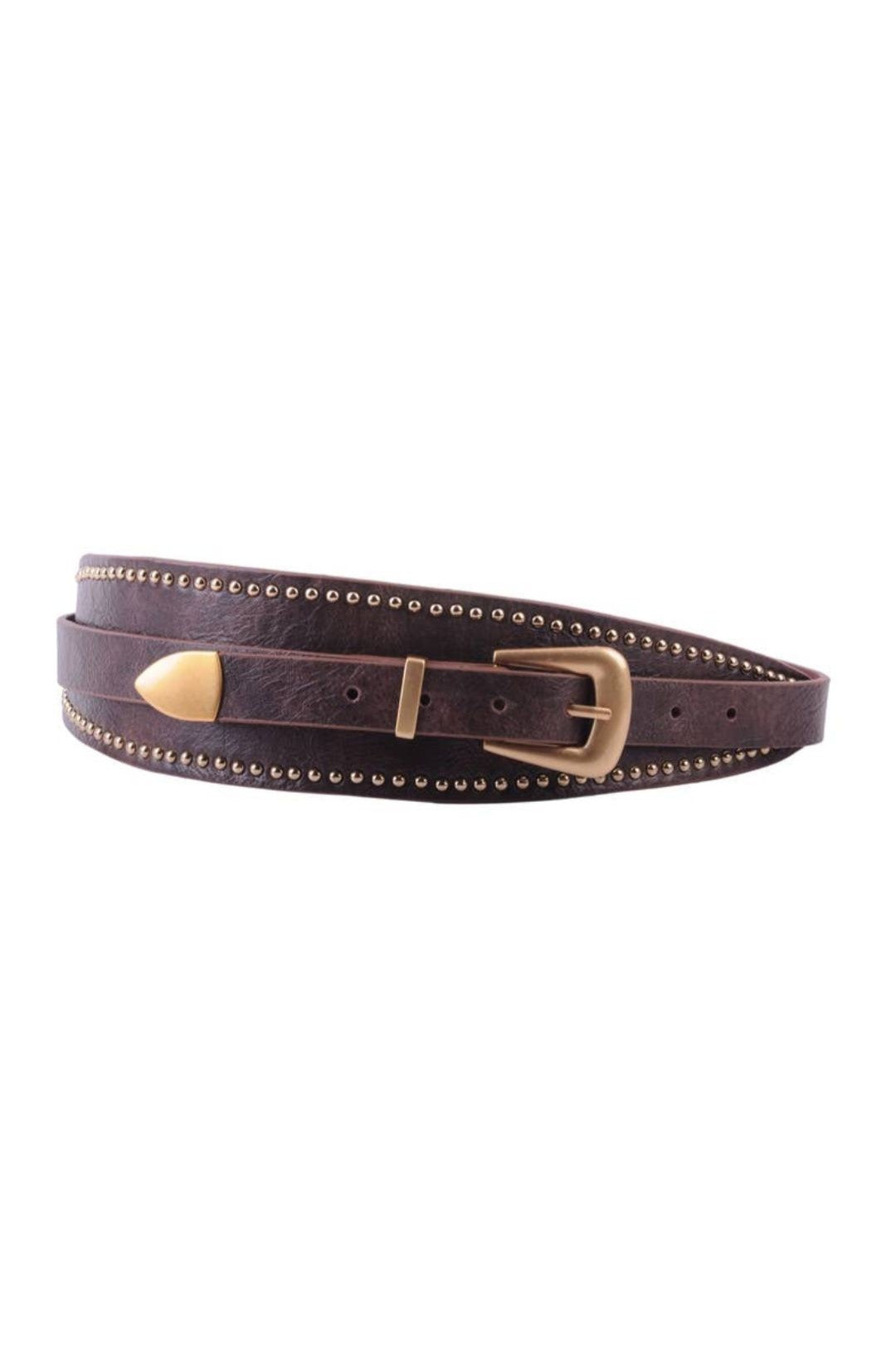 Studded Avant Garde Western Belt
