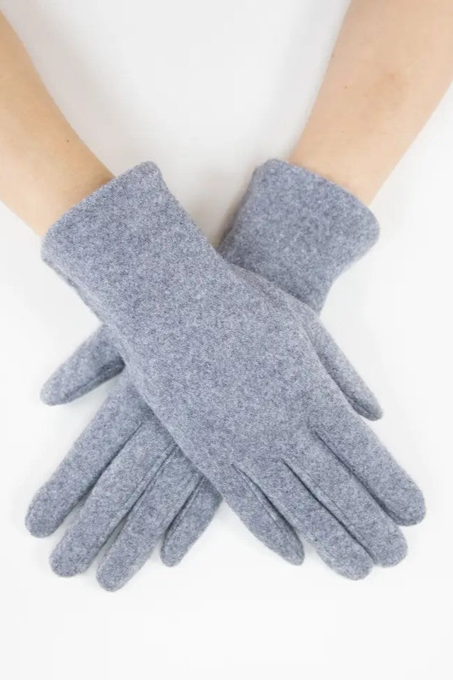 Heathered Gloves - Gray