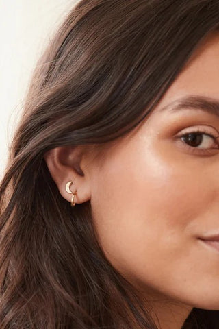 Ella Stud Earrings Trio - Gold