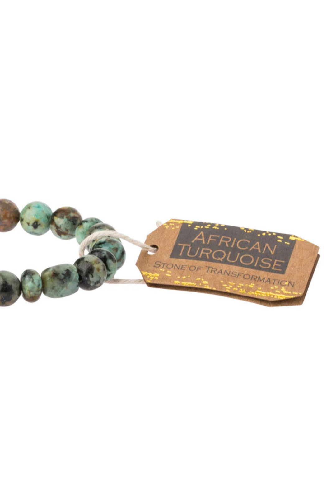 Stacking Stone Bracelet - African Turquoise