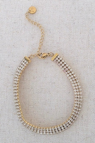 Giselle Layered Tennis Bracelet - Gold