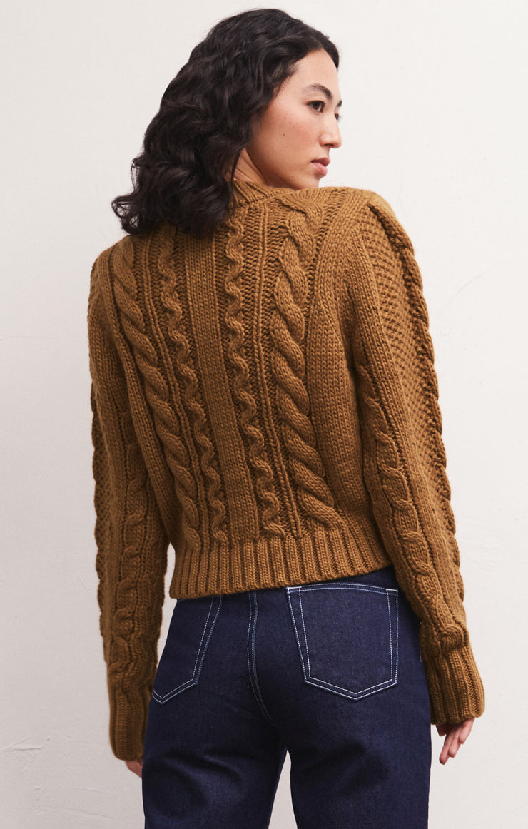 [Z Supply] Catya Mock Neck Sweater