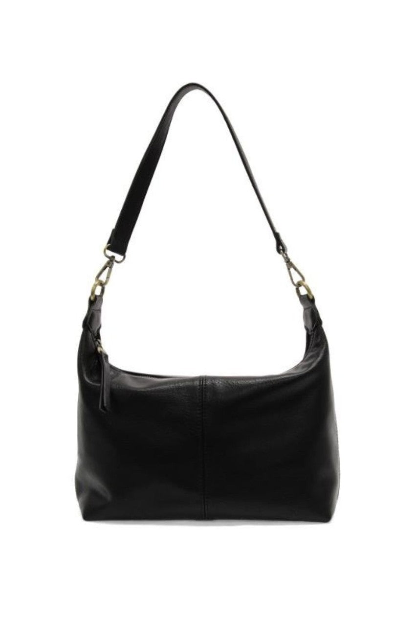 Danna Top Zip Crossbody - Black