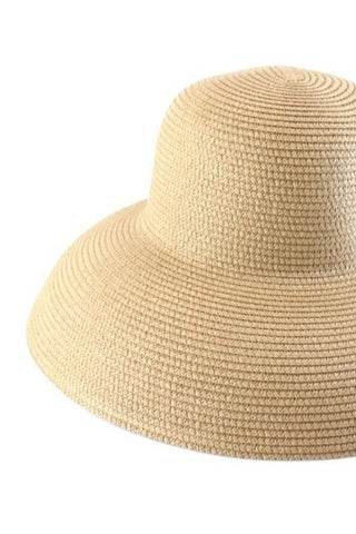 Shore Club Wide-Brim Sun Hat - Tan