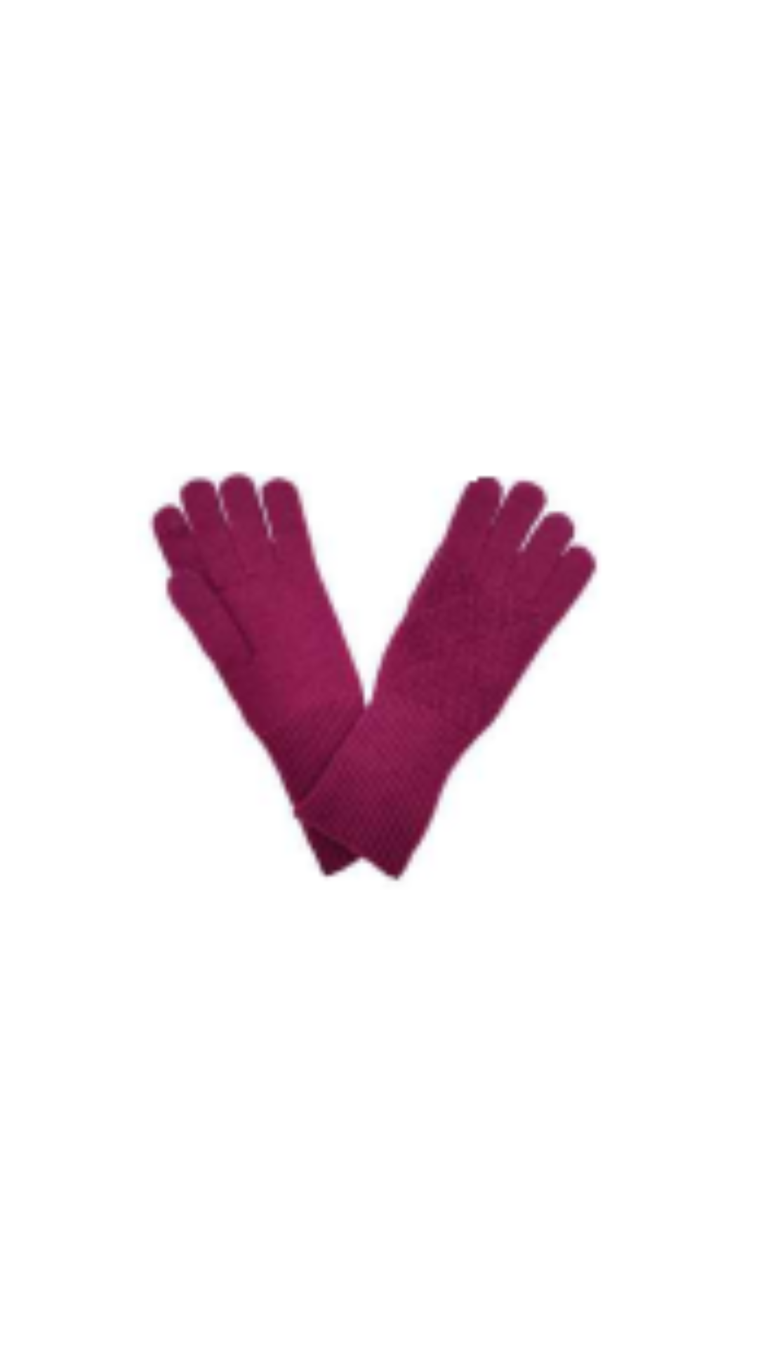 Solid Criss Cross Knit Gloves