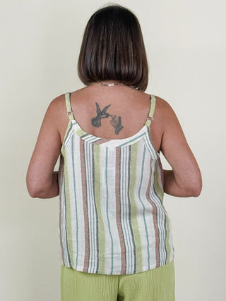 [TRIBAL] Kiara Button Front Cami