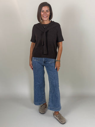 Sasha Short Sleeve Sweater
