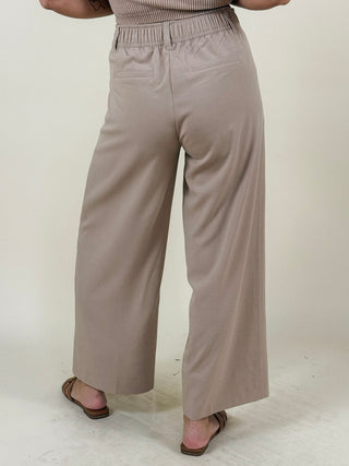 [Liverpool] Cali Pleated Wide Leg Crop Trousers