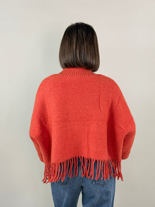 Sachi 'Aja' Sweater - Tangerine Glow