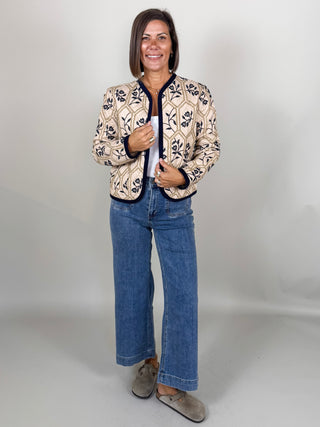 Emery Embroidered Quilted Jacket