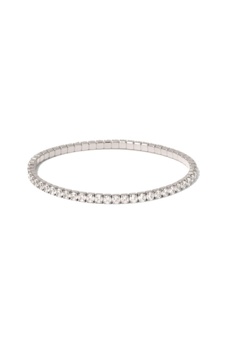 Valentina Tennis Bracelet - Silver