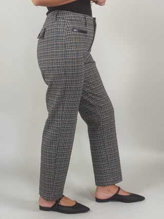 [Liverpool] Lena Faux Leather Trim Trousers, 29" Inseam