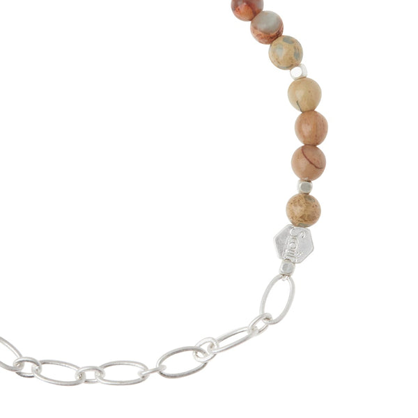 Mini Stone with Chain Stacking Bracelet