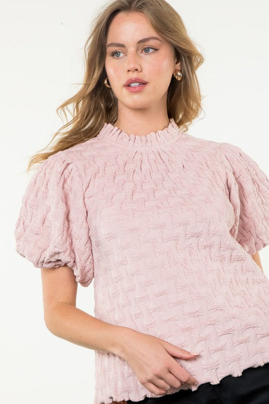 Jacey Textured Blouse