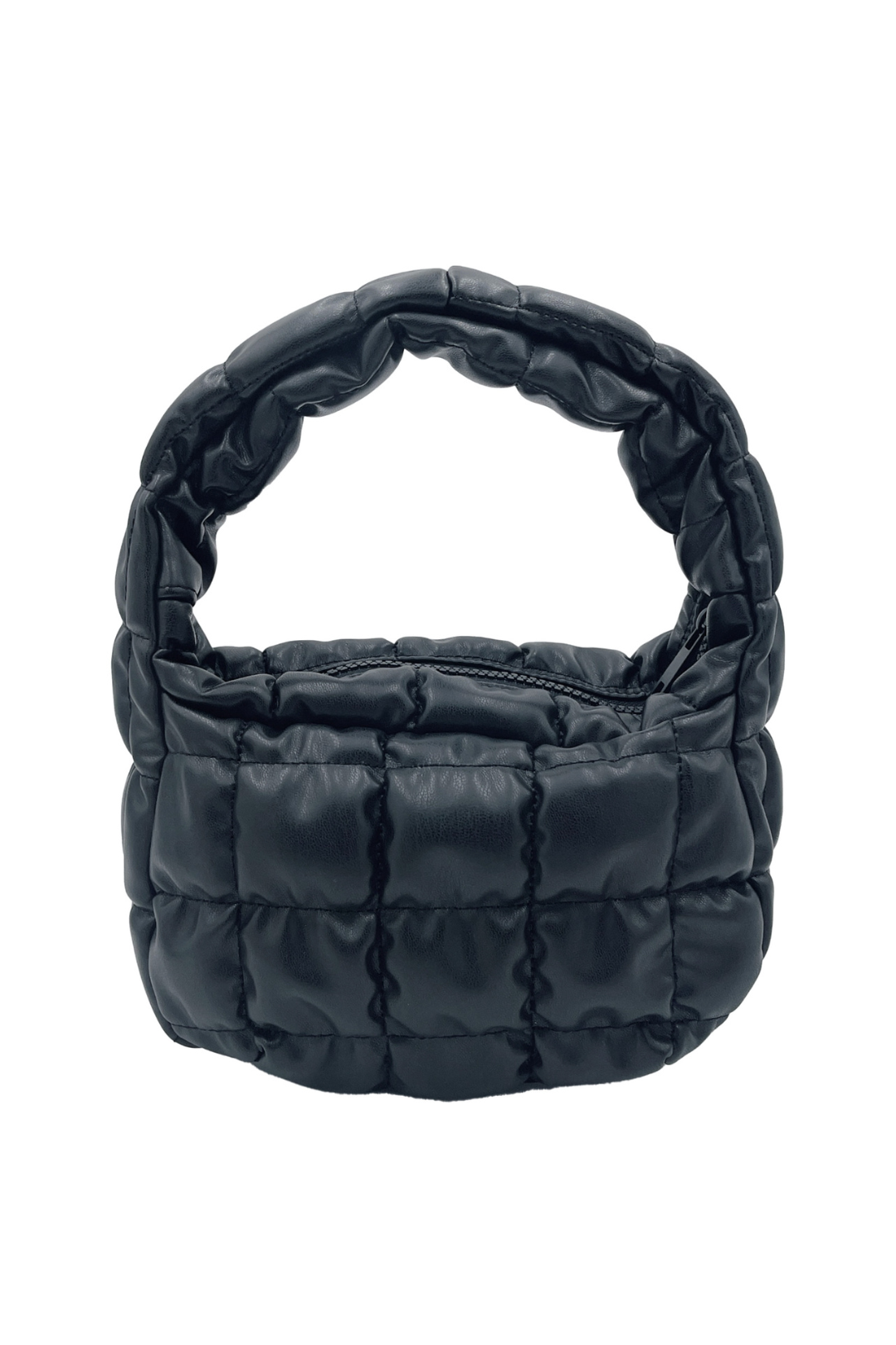 Micro Quilted Bag - Black