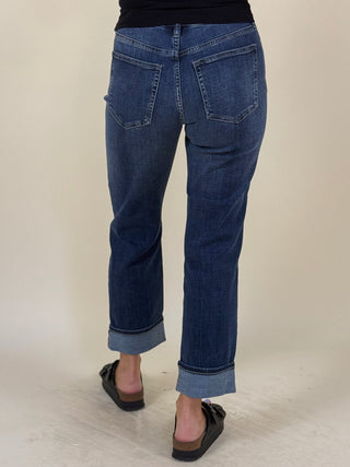 [Liverpool] Marley Girlfriend Cuffed Jeans, 27"/30" Inseam