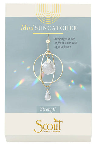 Mini Suncatcher - Lotus/Strength