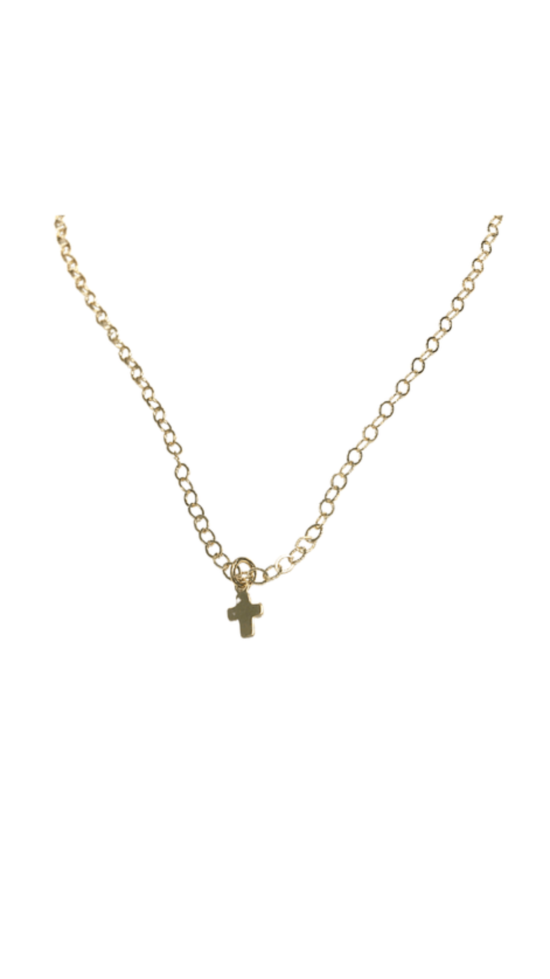 Simple Luxe Cross Gold Filled Necklace