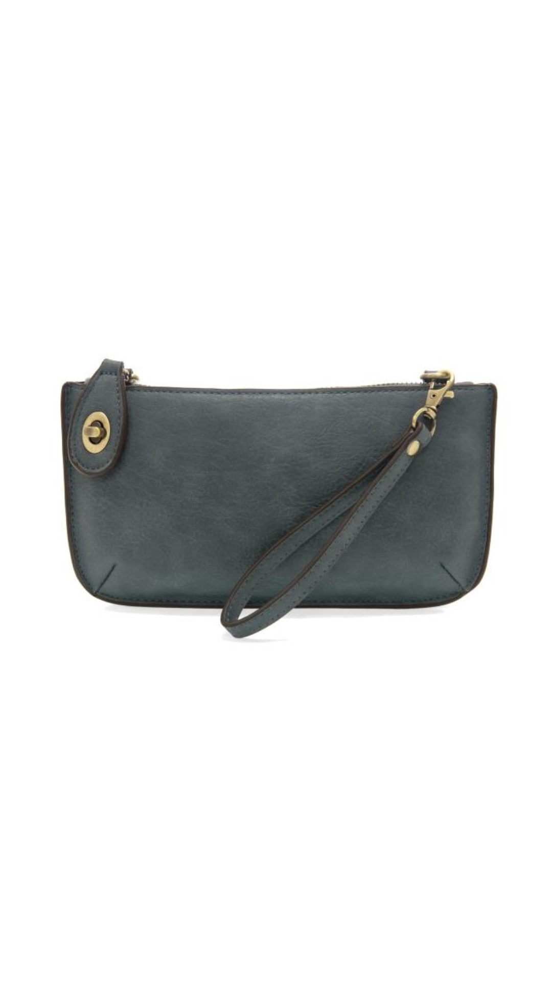 Mini Crossbody Wristlet Clutch - Washed Denim